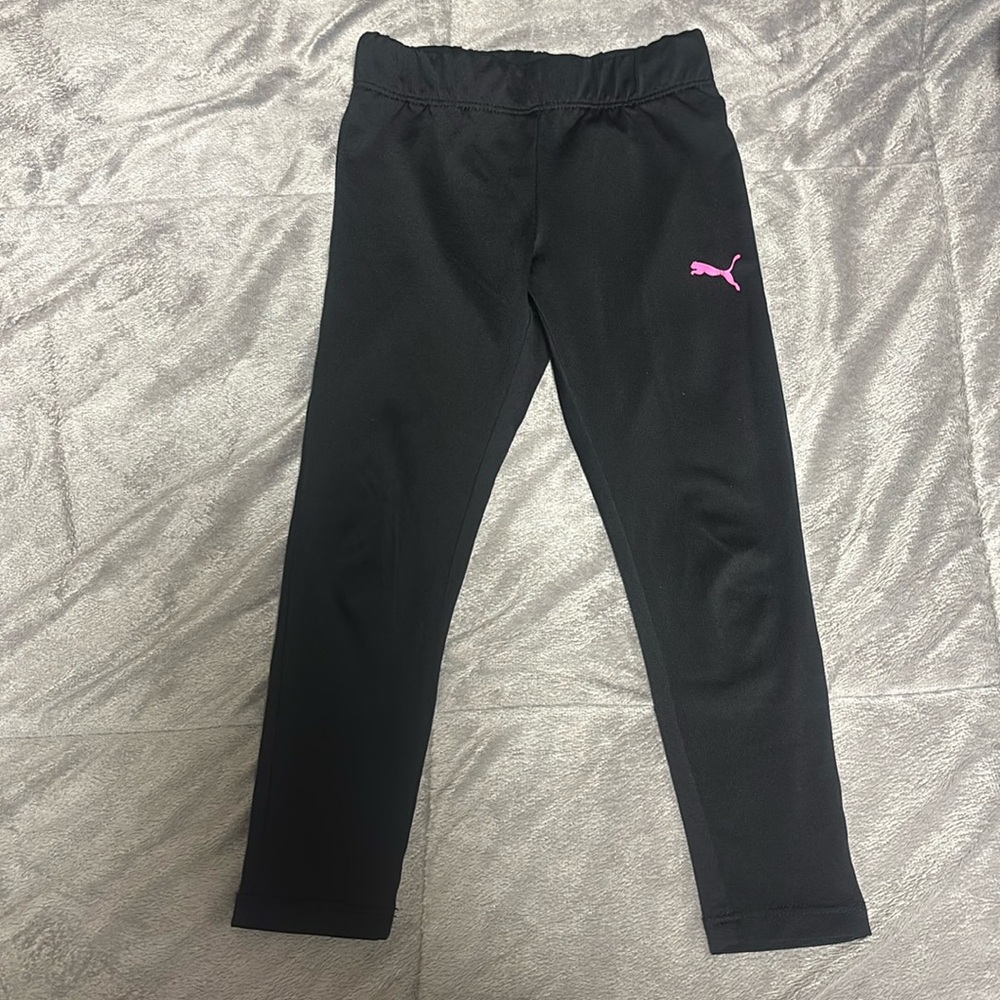 Puma XXS Girls Black Leggings
